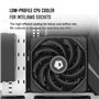 ID-COOLING IS-55 Refroidisseur de processeur à profil bas 57 mm de hauteur pour processeur Intel LGA1851/1700/115X/1200; AMD AM4