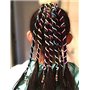 Tete a Coiffer Enfant Fille Elastique Cheveux Fille en Plastic pour les Femmes et Filles de Couleurs au Hasard-lot de 6 Bandes A