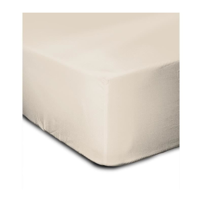 Image secondaire de Drap housse Lovely Home Beige 140 x 190 cm