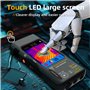 BSIDE Caméra thermique multimètre Avec lentille macro Résolution 320×320 avec 20000 mots Ecran tactile 3.98'' Caméra thermique i