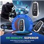 Autel MaxiIM Clé Vierge IKEYAT005BL, Remplacement Télécommande Universelle Programmable, 5 Boutons, Apprentissage OBD pour 700+