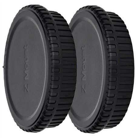 (2 Pack) JJC Bouchon de Protection Frontal + Protège-Objectif Arrière pour Nikon Z Caméra Z9 Z8 Z7 Z7II Z6 Z6II Z6III Z5 Z50 Z30