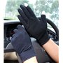 Gants de Conduite Hommes Tactile Antidérapant Gant Mitaine UV en Coton Gants à Doigts Complets Courte Eté Respirant Golves Sport