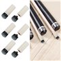 Be In Your Mind 10 Kits 12MM Embouts de Queue de Billard avec Embouts de Bâton de Queue de Billard pour Queues de Billard Embout
