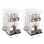 Be In Your Mind 2pcs Relais de Puissance électromagnétiques de Petite Taille LY2NJ 220V 10A 8 Broches pour Systèmes de Contrôle