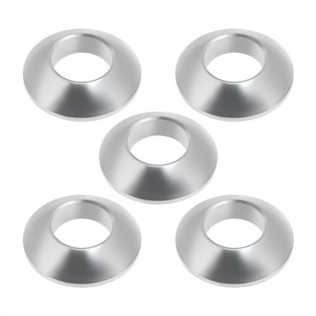 Be In Your Mind Lot de 5 Rondelles à Billes M8 en Acier Inoxydable Chromé Diamètre Extérieur 17 Mm Compatibles avec La Fixation