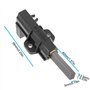 Be In Your Mind 2x Balais de Charbon pour Moteur de Lave-linge Compatible avec Indesit C00140840 C00142207 C00273898 5 X 13,5 X
