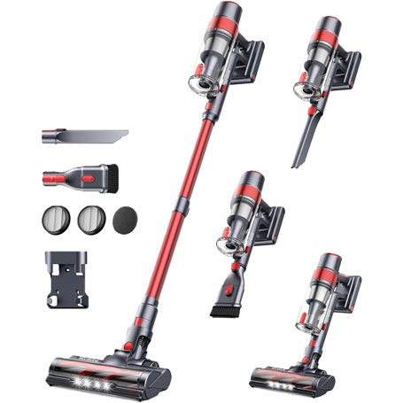 SunSare Aspirateur Balai sans Fil 550W/45Kpa