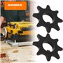Create idea 2x Pignon de Rabot de Rechange 5140010-81 Compatible avec DeWalt Compatible avec DW734 Type 1 Compatible avec DW735