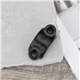 Create idea Lot de 2 Colliers de Serrage de Levier de Frein M6 en Aluminium pour Maître-Cylindre d'embrayage Couvercle de Fixati