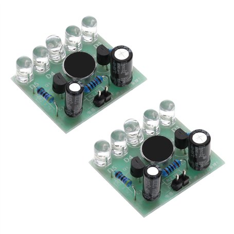 The Lord of the Tools 2 Ensembles Kit de Fabrication électronique de Lumière Mélodique LED Activée par le Son pour Projets de Pr