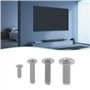 The Lord of the Tools Lot de 64 vis de fixation murale pour écran TV Plasma M4 x 10 mm M5 x 20 mm M6 x 20 mm M8 x 20 mm LG LCD V