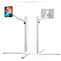Support sur pied multifonction universel en aluminium, avec bras pivotant inclinable, pour ordinateur portable et tablette