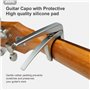 Aroma Professionnel Capodastre Ukulélé avec Ressort en Acier Alliage de Zinc Mini Capo Libération Rapide à Une Main pour 4 Corde