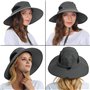 EINSKEY Chapeau Anti UV Homme Femme Large Bord Casquette Pliable Étanche pour la Randonnée, Le Jardinage, Le Safari et la Brouss