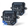 LoraTap Lot de 2 modules de volet roulant Wi-Fi pour volets roulants électriques