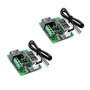 FamilyMall Lot de 2 relais de thermostat DC 12 V - Capteur thermique -50 ℃ à 110 ℃