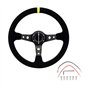 aleawol Volant de sport universel - 350 mm - 6 vis - Pour voiture - Noir