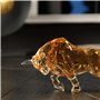 DARMOMOON FengShui Statue de Taureau Wall Street en Acrylique - Sculpture de Taureau pour la Maison, Le Bureau - Ornement décora