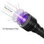 MAINENG Torche Lumière Noire UV 36 LED Lampe de Poche 365nm Ultraviolet - Compris de Lunettes Protection
