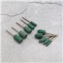 Create idea 30x Embout de Polissage en Caoutchouc Cône Cylindre Forme Fraises de Polissage Roue 3mm Mandrin 4mm 6mm 8mm 10mm 12m