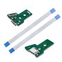 Create idea Lot de 2 câbles ruban JDS-055 et 12 broches compatibles avec manette sans fil PS4 Pro et PS4 Slim