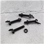 The Lord of the Tools 4pcs Repose-flèche Repose-Arc Remplacement Arc Classique Repose-flèche Vis sur Repose-flèche Accessoires T