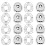 Be In Your Mind Lot de 12 plaques de prise compatibles avec Lift The Dot Snap Fastener Accessoires pour boucle de tente