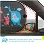 Romon Auto Baby avec Protection UV, Pare-Soleil de fenêtre latérale de Voiture, Pare-Soleil de fenêtre de Voiture pour Enfants 5