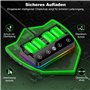 Chargeur avec 4 batteries rechargeables de 6200 mWh pour manette Xbox One/Series X|S, Xbox One Series avec station de charge pou