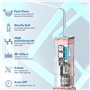 UODIR Irrigator Buccale Sans Fil, Mini Irrigateur Buccal à eau Portable avec Étui, 4 Modes et Étanchéité IPX7, Flosser à eau Rec