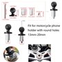 Support de téléphone de Moto Portable GPS pour Support de pour Smartphone 4 '' - 7 '' Convient à Toutes Les Motos avec Trous pou