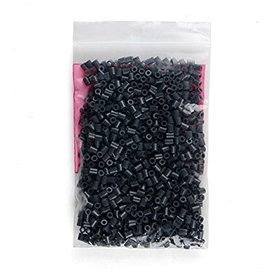 Lot de 1000 mini perles Hama en fer souple de 2,6 mm - Noir Lot de 1000 mini perles Hama en fer souple de 2
