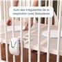 Moniteur vidéo pour bébé Babysense avec écran de 2,4" et Moniteur de Mouvement pour bébé certifié médicalement, avec alertes en