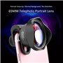 Shanrya Téléphone, objectif externe en verre optique facile à utiliser, 2 x pour appareils iOS pour smartphones