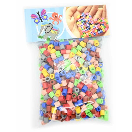 Hama Maxi sachet de 400 perles à repasser - Mélange de 73 - Grandes perles pour enfants à partir de 3 ans - Fabriqué en Union Eu