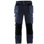 Blaklader 15551860 Pantalon d'artisan, Gris/noir, taille C54