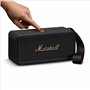 Marshall Middleton II Enceinte Bluetooth Portable Plus de 30 Heures d'autonomie, étanchéité IP67 - Noir et Laiton