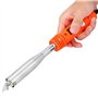 JUMZ Fer à souder 150W, outil industriel professionnel en plastique, tête de soudage coudée, résistance à la chaleur, orange+arg