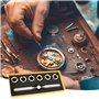 Leopacat Professional Montre Opener Tool Kit, Ouvre-Couverture De BoîTier ArrièRe Ensemble, D'Outils RéParation Matrices DéCapag
