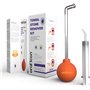 Kit de nettoyage d’amygdales Oral Icon® - Enlevez les caséums en 1 minute - Comprend 1 pipette d’aspiration - 1 seringue gorge/a