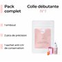 N°1 Colle Noir à Extension de Cils pour Débutantes et Professionnels - Colle Faux Cils Séchage Rapide (1 à 2 sec) - Facile à Tra