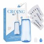 CROING - 300ml Bouteille + 120 Sachets Sel Nasal - Kit Lavage de Nez-Sinus Rinse Kit/Kit de Rinçage des Sinus/Lavage Nez-Irrigat
