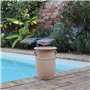 Kreta Keramik Céramique crète | amphore de Plante en Terre Cuite antigel Faite Main avec poignées 40 cm | jardinière décorative 
