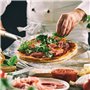 Joeji's Kitchen Pierre pour Pizza & Pelle en aluminium pour Pizza - Pierre a pizza barbecue Pierre pour cuisson croustillante ad