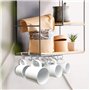 Joeji's Kitchen Porte Tasse Suspendue & Organisateur Porte verres suspendu - Bon pour 10 tasses Placard Rangement