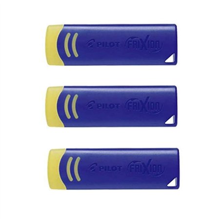 Pilot Frixion Lot de 3 gommes spéciales Bleu