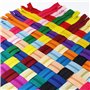 KGS Lot de 100 fermetures éclair en nylon - 20 couleurs différentes - 10 cm