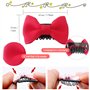 Mini Pinces à Cheveux, 30PCS Barrette Nœuds Cheveux Fins en Ruban Gros-Grain pour Bébés/Fille/Nouveau-Né