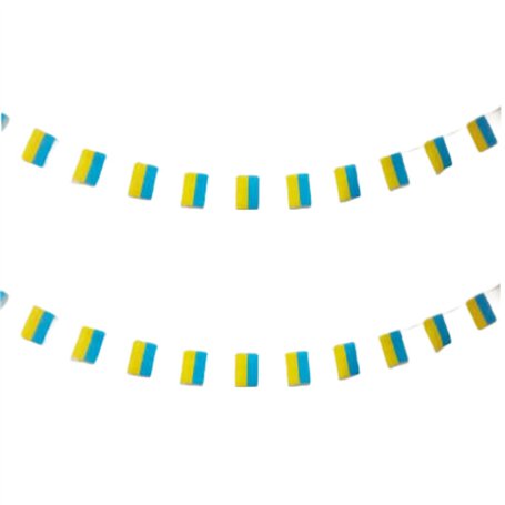 Drapeau ukrainien 40 pièces drapeau ukrainien guirlande ukrainienne 11